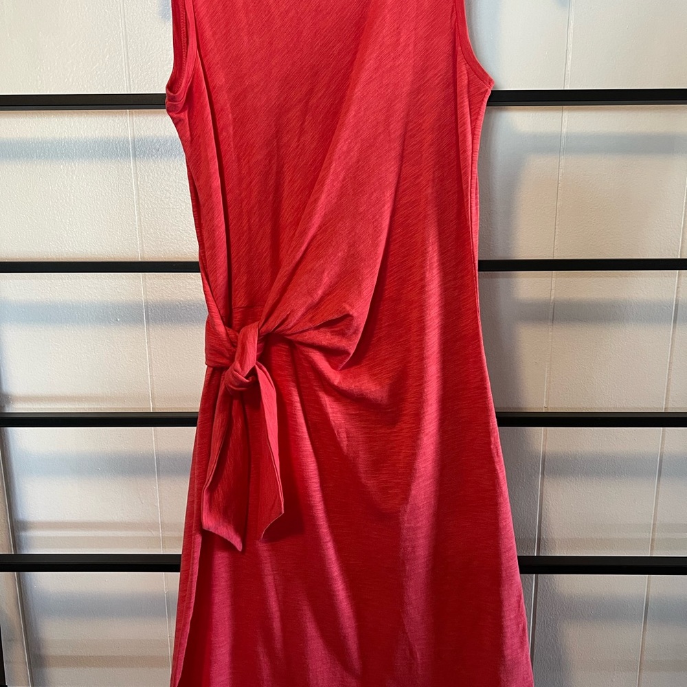 Talbots XS T-shirt Orange Sleeveless Dress, EUC, D9
